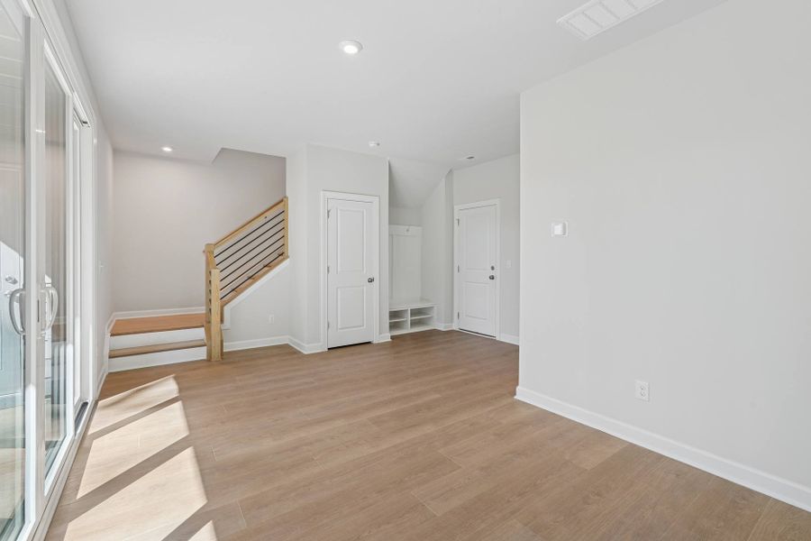 Representative unfurnished interior of a home built from the Kinston by Tri Pointe Homes in Elm Park, Raleigh (Image 13).