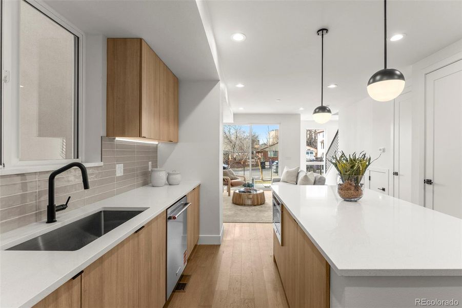 Furnished interior view inside a new home in , Denver (Image 11).