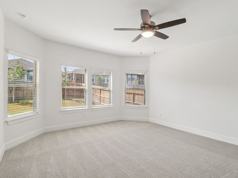 Primary suite in the Matador floorplan at a Meritage Homes community. Primary suite in the Matador floorplan at a Meritage Homes community.