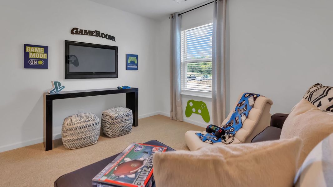 Furnished interior view inside a new home in The Hideaway at Fox Meadows, Bluff City (Image 16). Furnished interior view inside a new home in The Hideaway at Fox Meadows, Bluff City (Image 16).