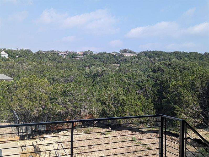 View from deck off livingroom