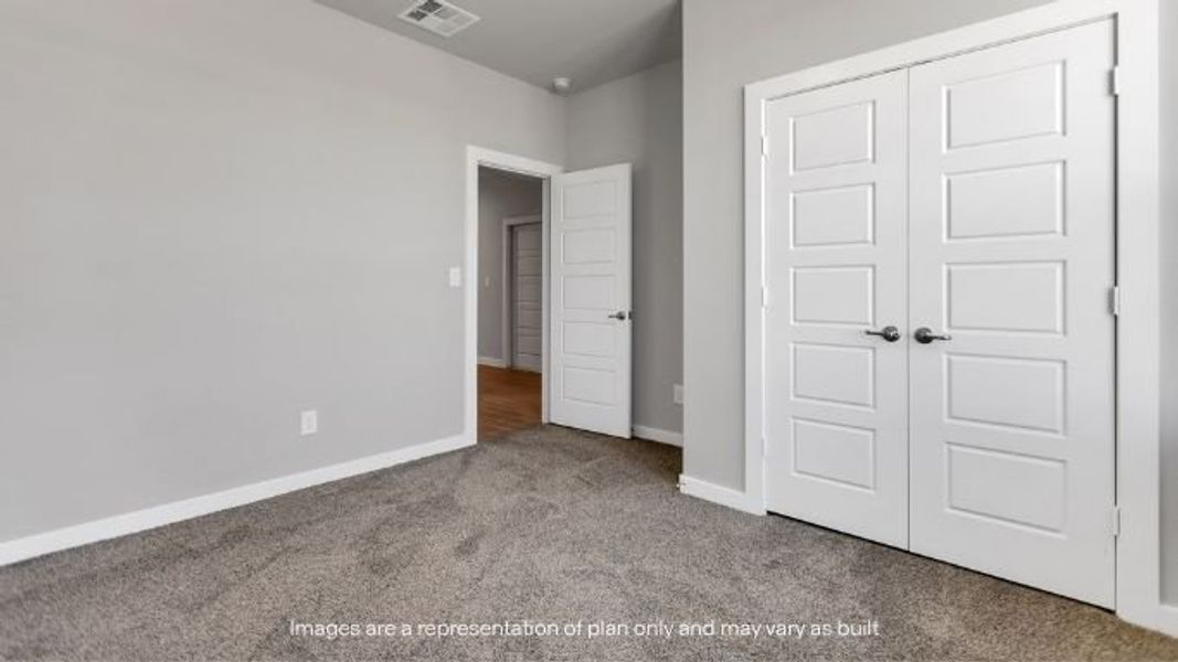 Representative unfurnished interior of a home built from the June by D.R. Horton in Homestead at Parks Bell Ranch, Odessa (Image 23).