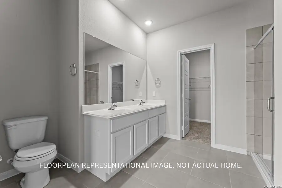Furnished interior view inside a new home in Lone Oak, San Antonio (Image 13).