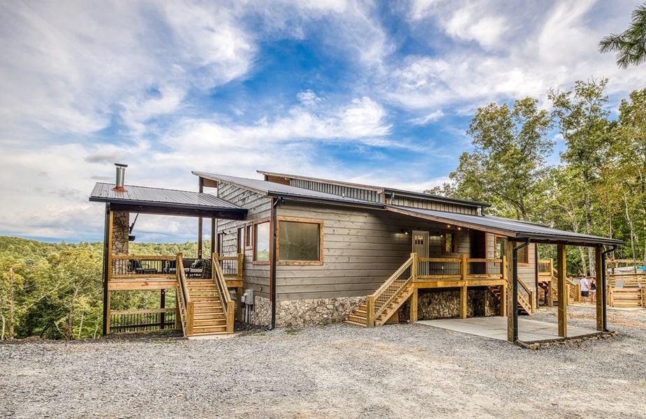 Exterior details and patio area of a home in , Mineral Bluff (Image 35). Exterior details and patio area of a home in , Mineral Bluff (Image 35).