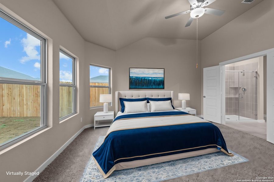 Furnished interior view inside a new home in Paloma Park, Converse (Image 6). Furnished interior view inside a new home in Paloma Park, Converse (Image 6).