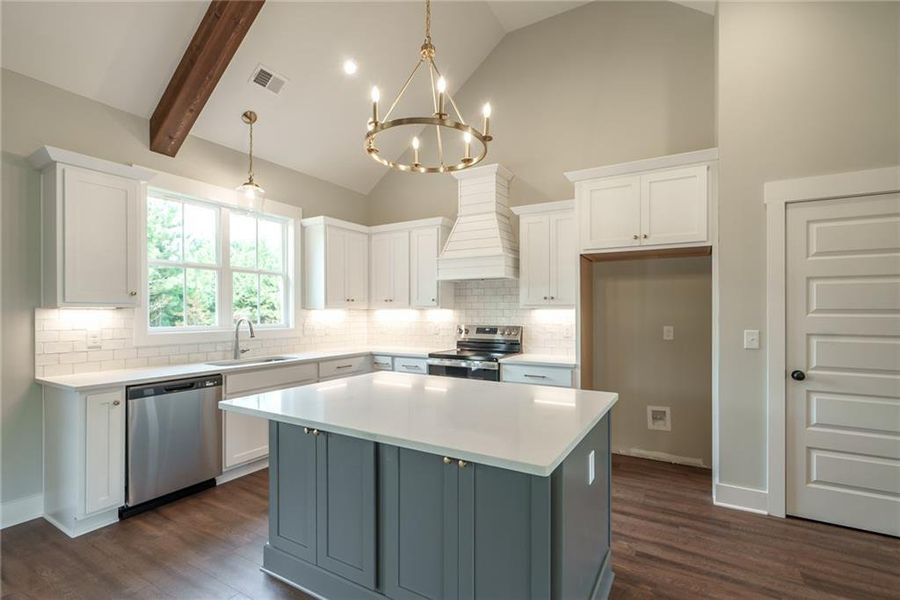 Furnished interior view inside a new home in , Social Circle (Image 10). Furnished interior view inside a new home in , Social Circle (Image 10).