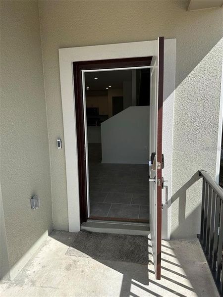 Exterior details and patio area of a home in Wellness Ridge: Cottage Collection, Clermont (Image 4). Exterior details and patio area of a home in Wellness Ridge: Cottage Collection, Clermont (Image 4).