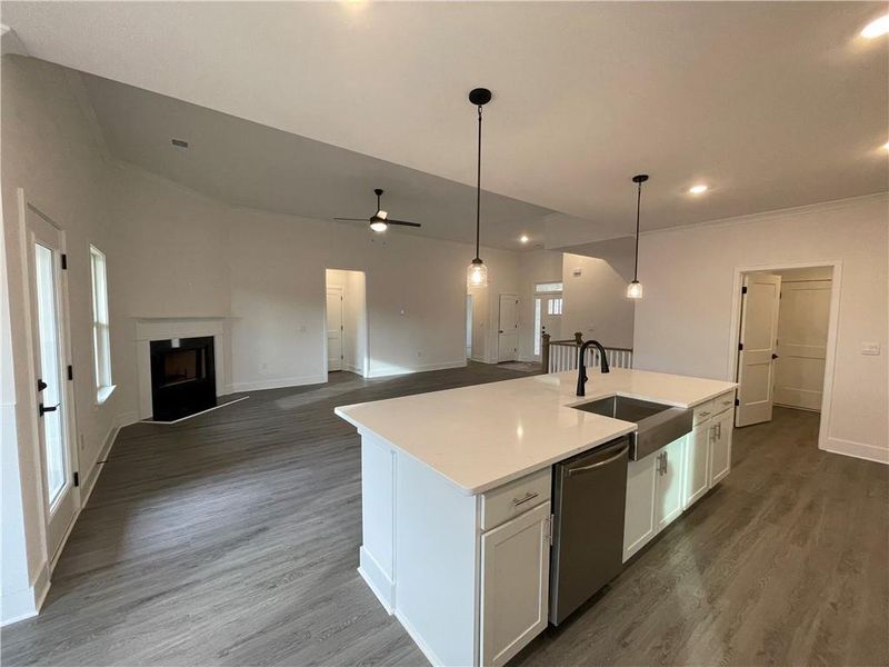 Furnished interior view inside a new home in Tuscany Hills, Douglasville (Image 7).