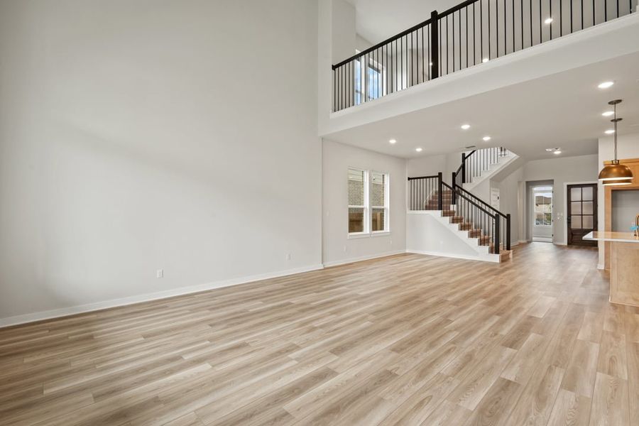 Spacious, unfurnished interior of a new home in Arbor Collection at Lariat, Liberty Hill (Image 31). Spacious, unfurnished interior of a new home in Arbor Collection at Lariat, Liberty Hill (Image 31).