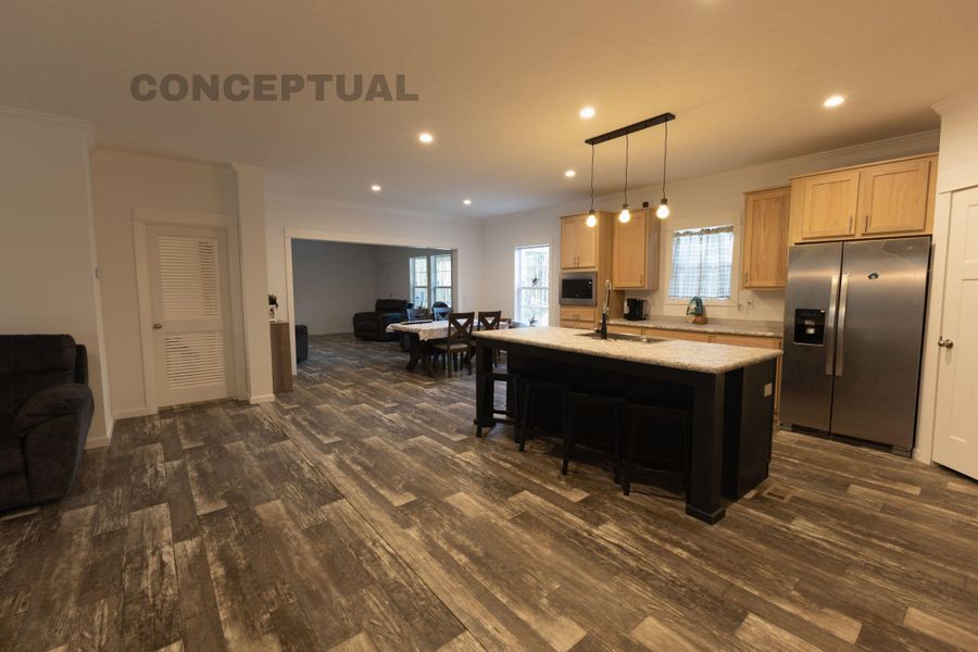 Furnished interior view inside a new home in , Early Branch (Image 8).