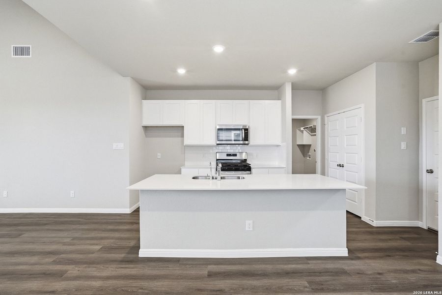 Furnished interior view inside a new home in Timber Creek, San Antonio (Image 16).