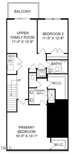 WAI2 28 Tessa floorplan second level