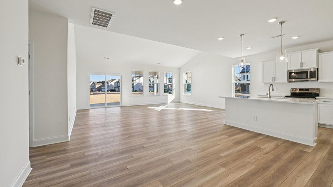 Representative furnished interior of a home built from the Chelsea by DRB Homes in Oakmont Manor, Oxford (Image 7).