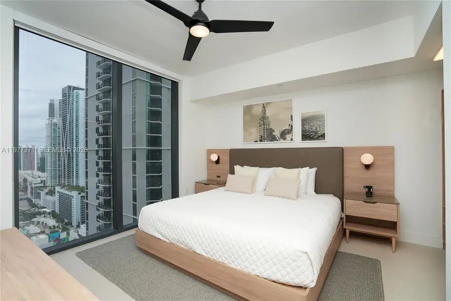 Furnished interior view inside a new home in , Miami (Image 7).