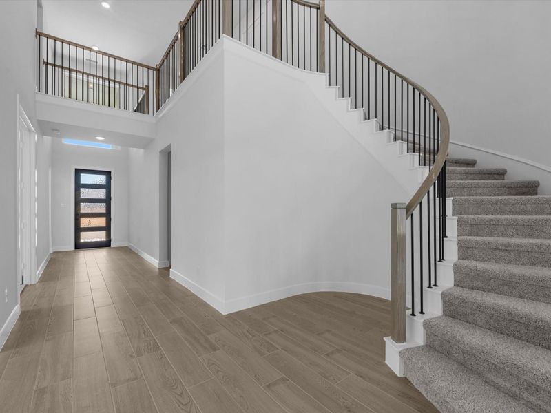 Spacious, unfurnished interior of a new home in Bridgeland, Cypress (Image 13). Spacious, unfurnished interior of a new home in Bridgeland, Cypress (Image 13).