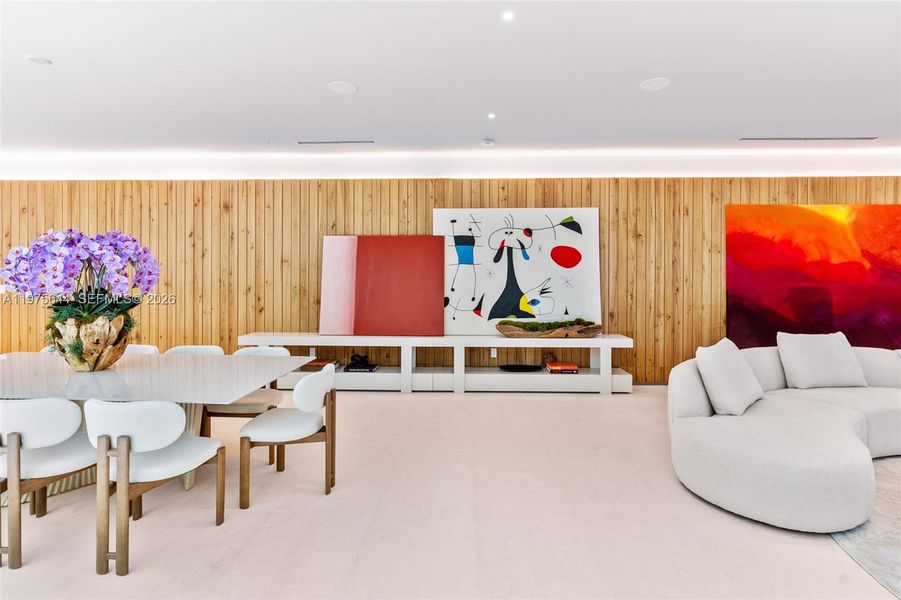 Furnished interior view inside a new home in , Miami (Image 6).