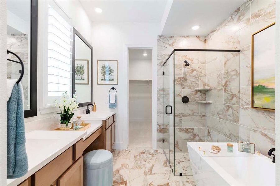 Furnished interior view inside a new home in Gateway Village - The Reserve, Denison (Image 21).