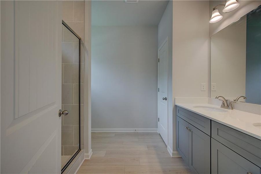 Furnished interior view inside a new home in Daybreak, Newnan (Image 10).