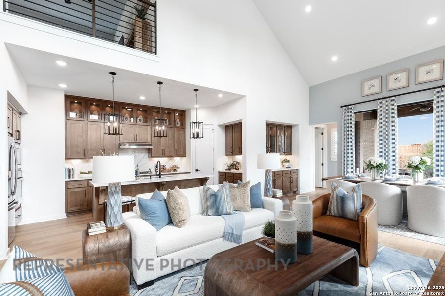 Furnished interior view inside a new home in Homestead, Schertz (Image 20).