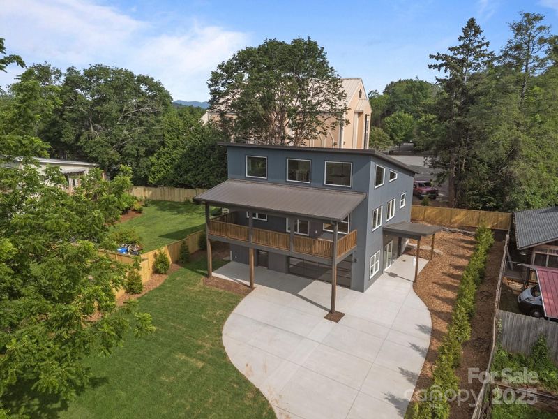 Privacy fencing has already been added