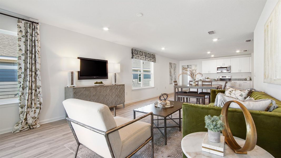 Furnished interior in a model home at Riverwalk in Freeport (Image 40). Furnished interior in a model home at Riverwalk in Freeport (Image 40).