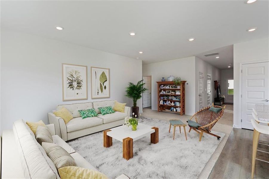 Furnished interior view inside a new home in Salacoa, Calhoun (Image 5).