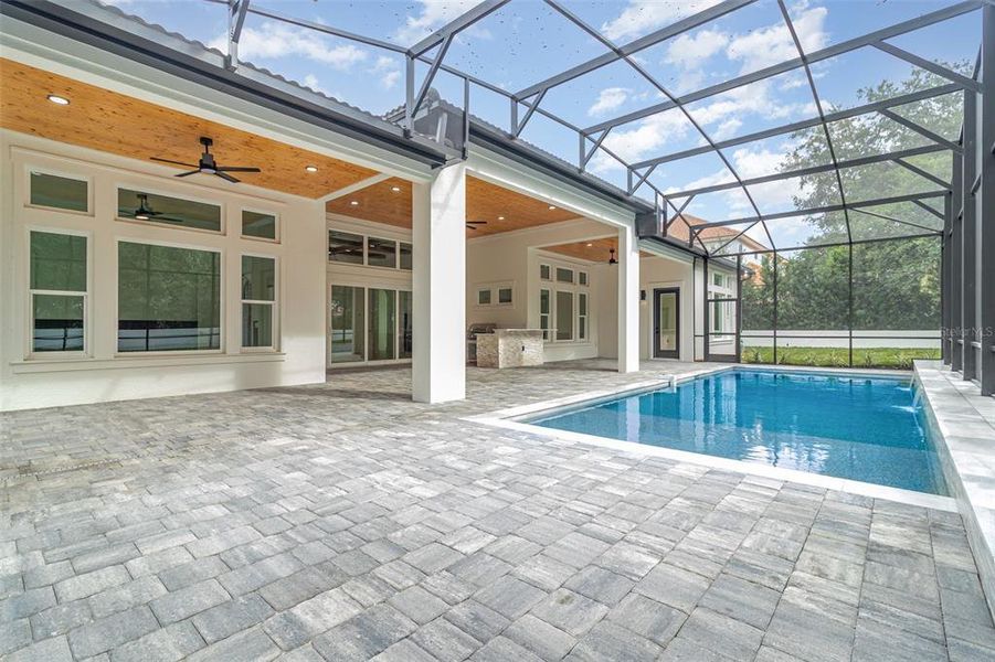 Exterior details and patio area of a home in , Lake Mary (Image 3). Exterior details and patio area of a home in , Lake Mary (Image 3).