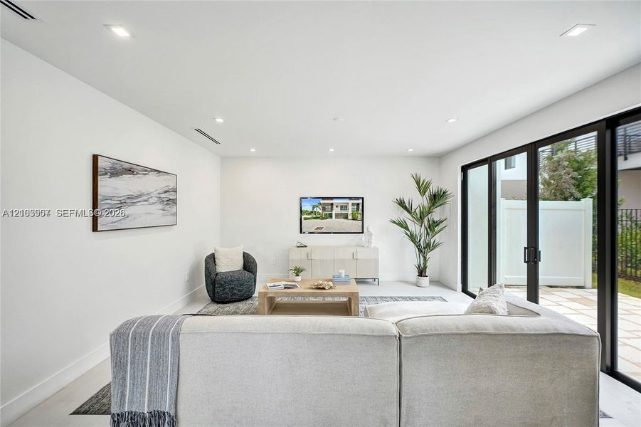 Furnished interior view inside a new home in , Dania Beach (Image 11).
