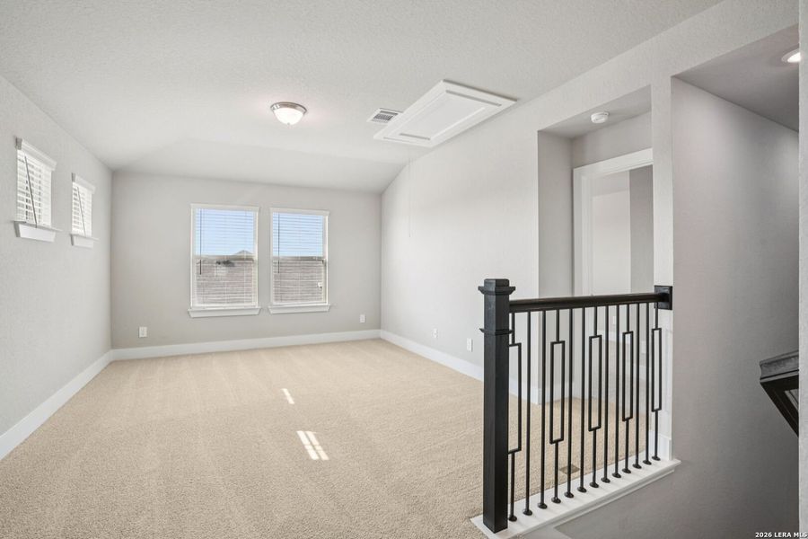 Spacious, unfurnished interior of a new home in Legendary Trails - Premier Series, Cibolo (Image 36).