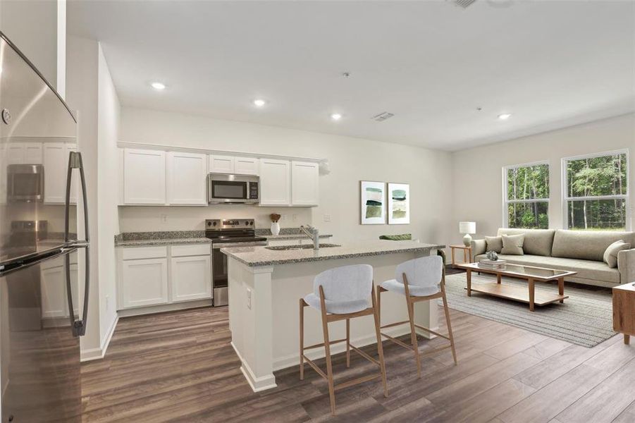 Furnished interior view inside a new home in , Kissimmee (Image 7).