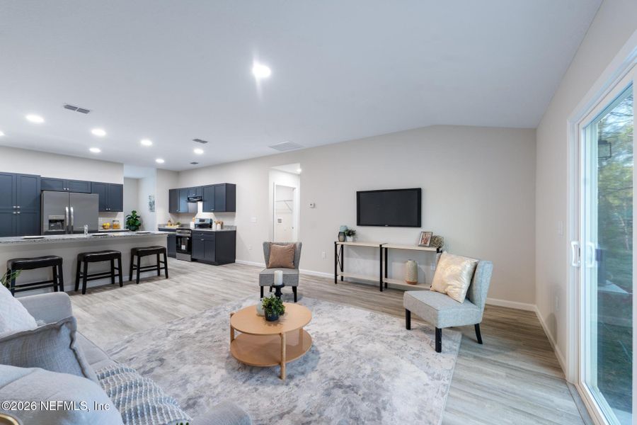 Furnished interior view inside a new home in , Jacksonville (Image 12).
