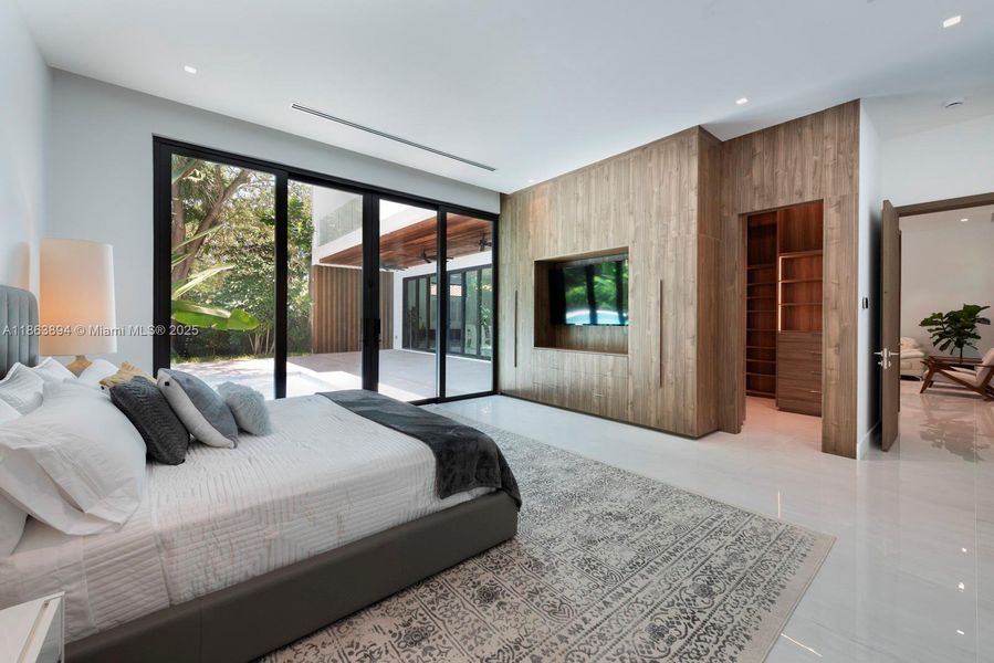 Furnished interior view inside a new home in , Miami Shores (Image 13).