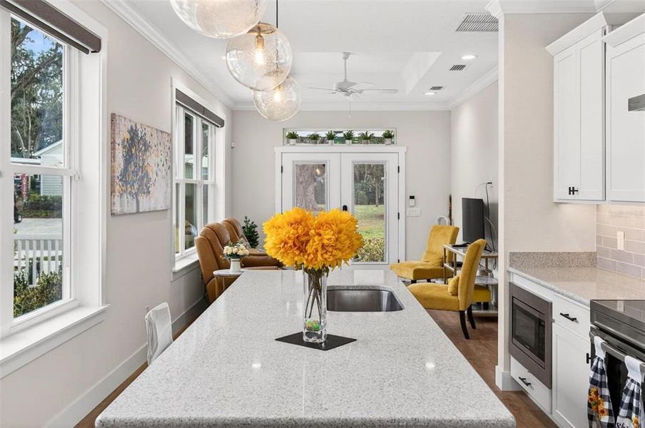 Furnished interior view inside a new home in , Oxford (Image 17).