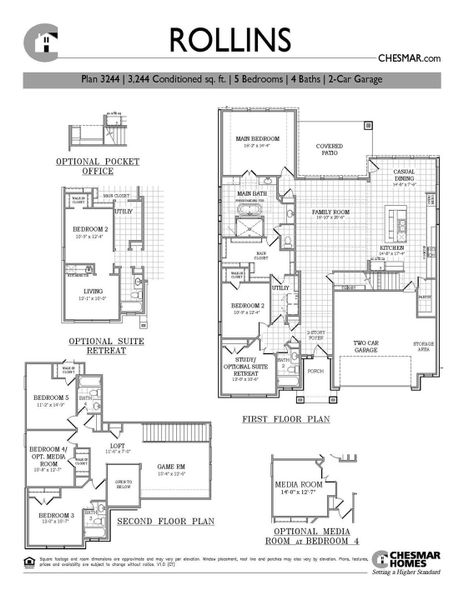 2D floor plan layout of this home in , Marble Falls, TX (Image 3).