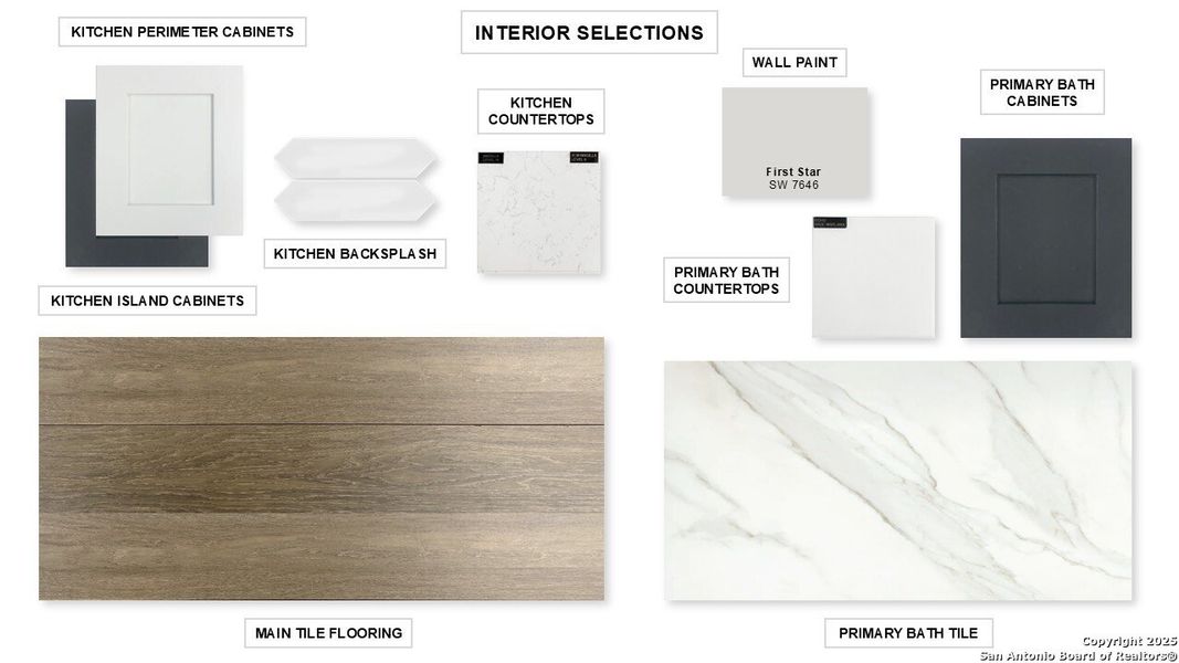 Sample of building materials used in homes in Legacy At Lake Dunlap 50', New Braunfels (Image 26). Sample of building materials used in homes in Legacy At Lake Dunlap 50', New Braunfels (Image 26).