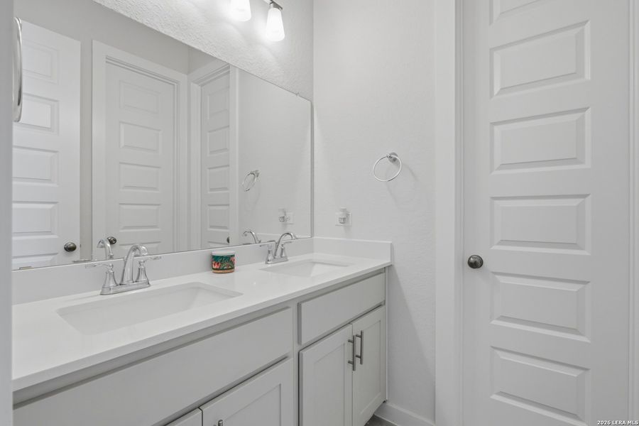 Furnished interior view inside a new home in The Grove at Vintage Oaks, New Braunfels (Image 8).