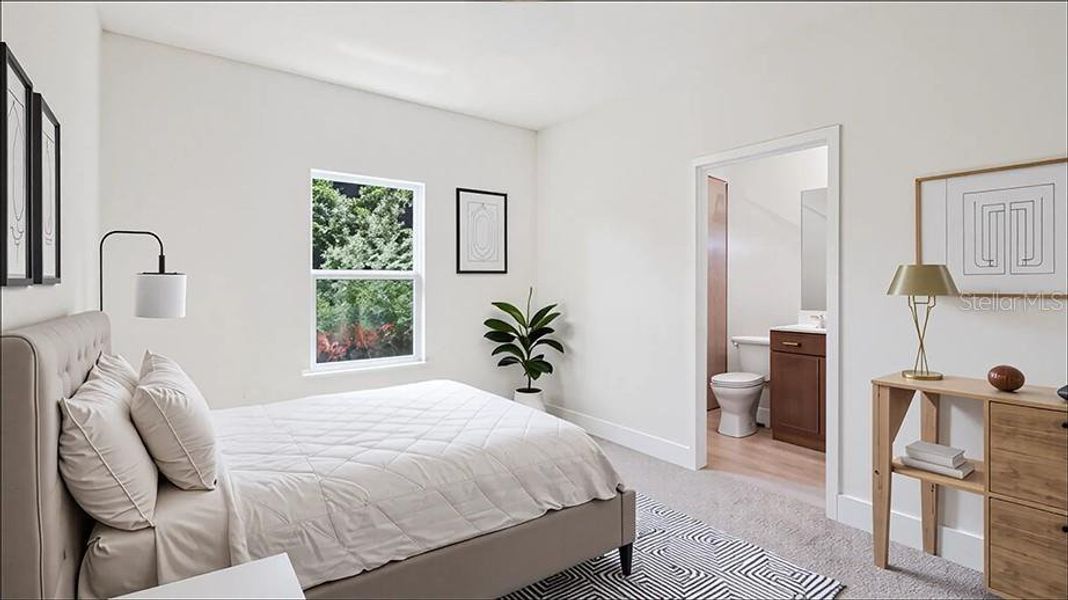 Furnished interior view inside a new home in Buchanan Trails, Newberry (Image 8).