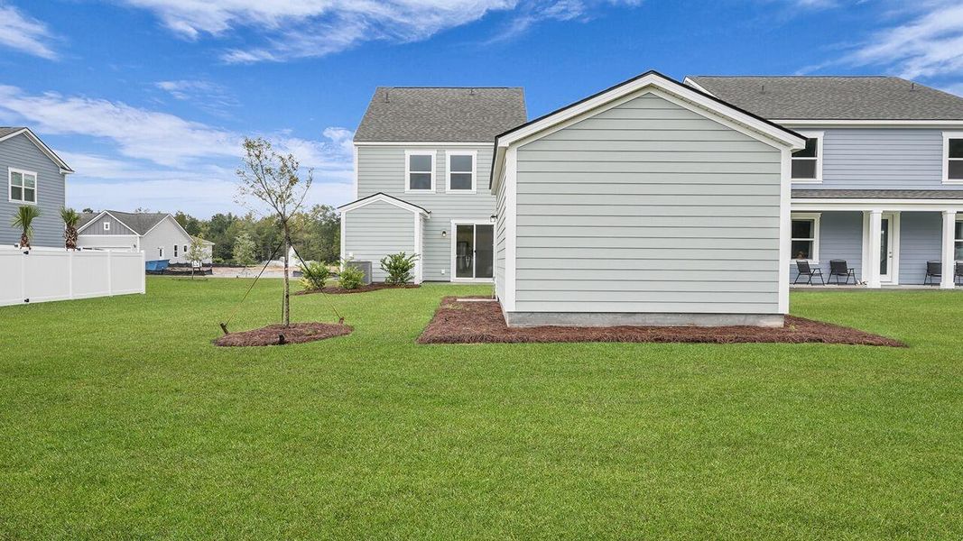 Exterior details and patio area of a home in Sheep Island, Summerville (Image 28).