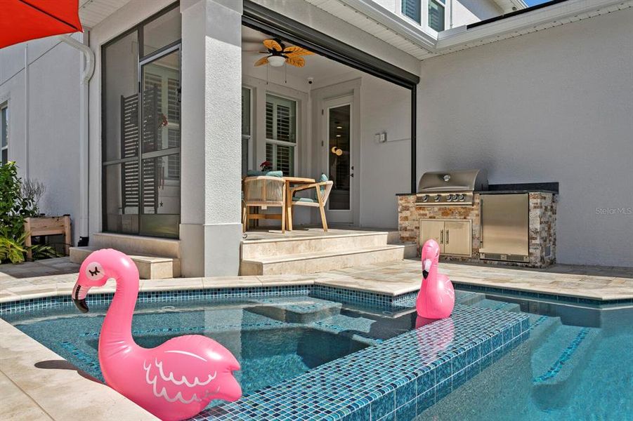 Exterior details and patio area of a home in , Tampa (Image 32). Exterior details and patio area of a home in , Tampa (Image 32).