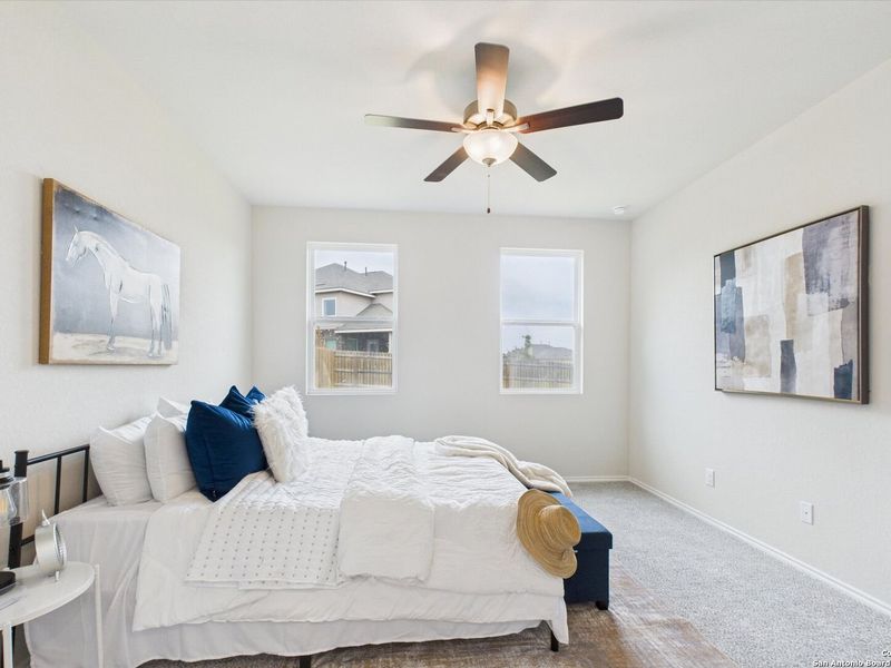 Furnished interior view inside a new home in Bricewood, San Antonio (Image 30).