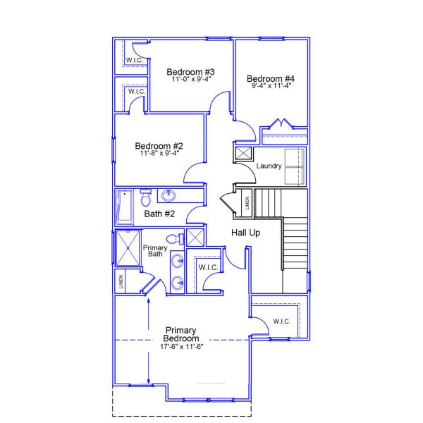 2D floor plan layout of this home in Winston Point, Gilbert, SC (Image 6).