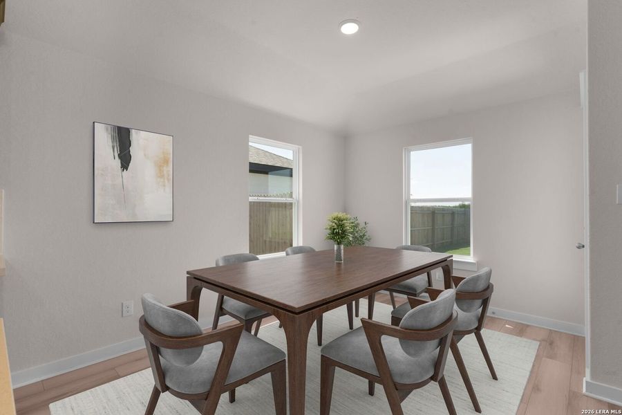 Furnished interior view inside a new home in Westridge, San Antonio (Image 10).