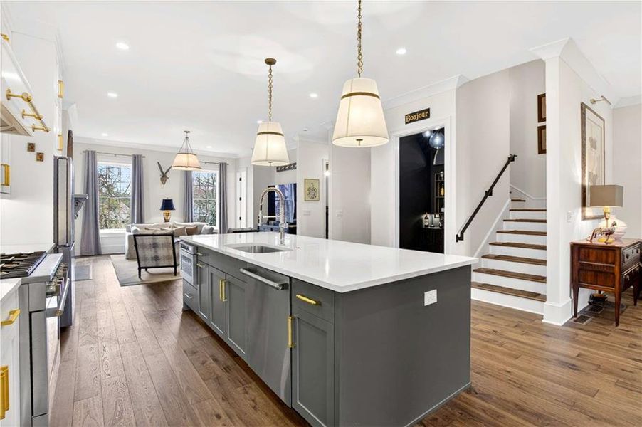 Furnished interior view inside a new home in , Roswell (Image 7).