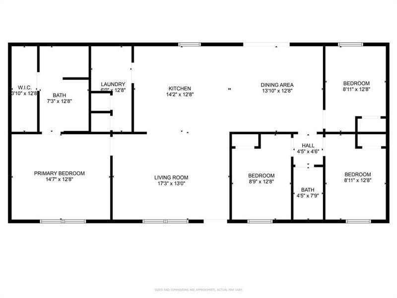 2D floor plan layout of this home in , Azle, TX (Image 4).