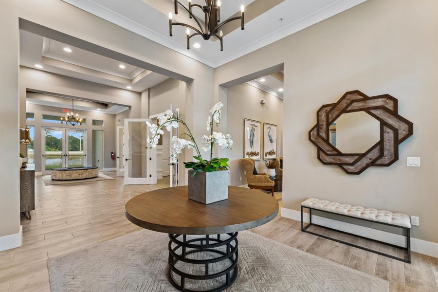 Furnished interior view inside a new home in Banyan Bay, Stuart (Image 69).
