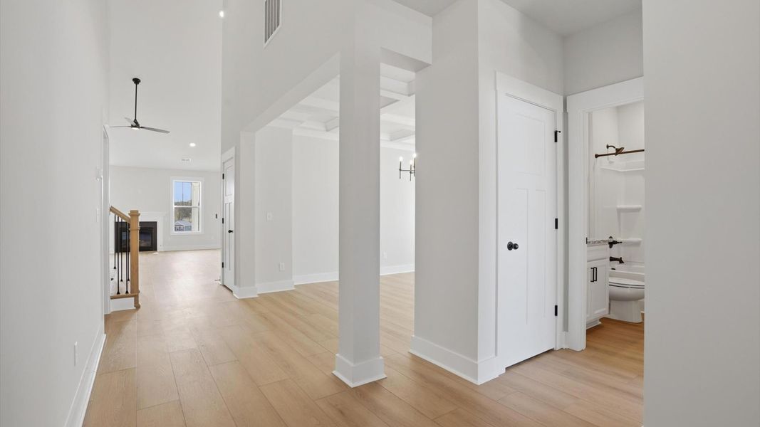 Furnished interior view inside a new home in Iris Meadows, Moore (Image 5).