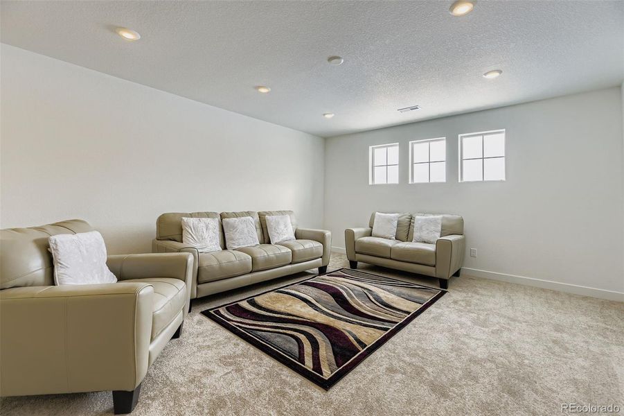 Furnished interior view inside a new home in Newlin Crossing, Parker (Image 12).