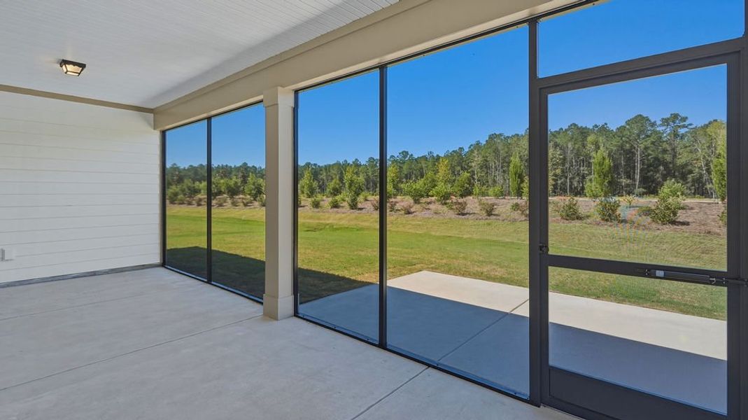 Exterior details and patio area of a home in Sun City Hilton Head, Bluffton (Image 4). Exterior details and patio area of a home in Sun City Hilton Head, Bluffton (Image 4).