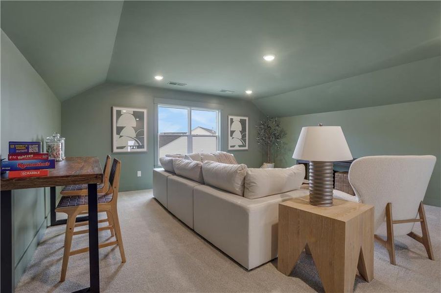 Furnished interior view inside a new home in Villas at Dawsonville, Dawsonville (Image 51).