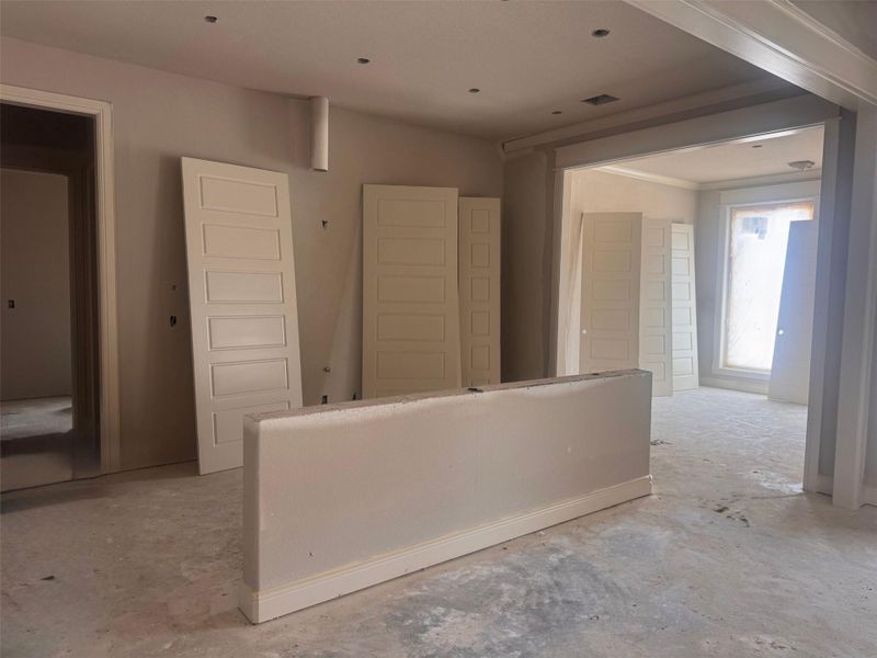 In-progress construction of a new home in , College Station, TX (Image 10).